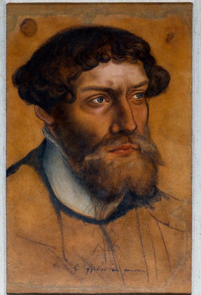 Muotokuva Philip I Pommerista, uudistuksen prinssi Lucas Cranach Vanhan (tai vanhimman) pastellipiirros tekijältä Lucas the Elder Cranach
