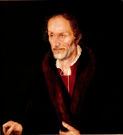 Muotokuva Philippe Melanchtonista (Philipp Schwartzerd tekijältä Lucas the Elder Cranach