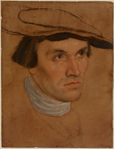 Miehen muotokuva, n. 1530 (öljy paperille) tekijältä Lucas the Elder Cranach