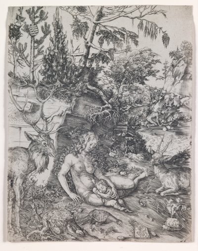 Pyhän Johannes Krysostomoksen katumus tekijältä Lucas the Elder Cranach