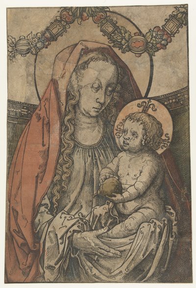 Maria lapsen kanssa tekijältä Lucas van Leyden (circle of)