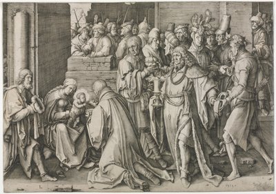 Maagien palvonta tekijältä Lucas van Leyden