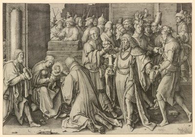Maagien palvonta tekijältä Lucas van Leyden