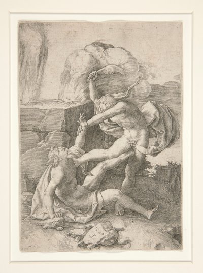 Cain Killing Abel, Aadamin ja Eevan historiasta tekijältä Lucas van Leyden