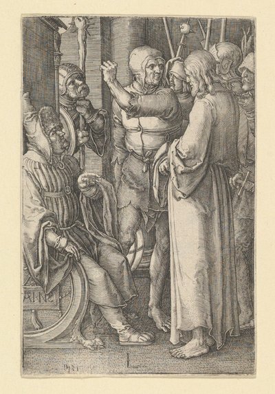 Kristus ennen Hannasta, 1521. tekijältä Lucas van Leyden