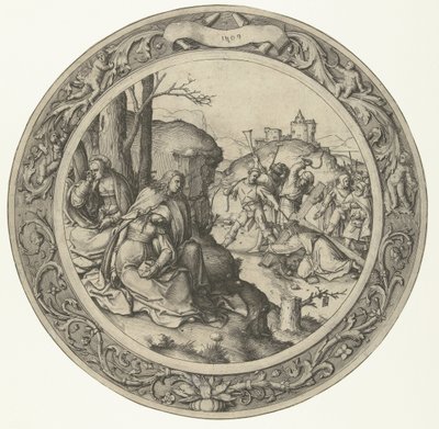 Ristin kantaminen The Round Passion (sarjan nimi) tekijältä Lucas van Leyden