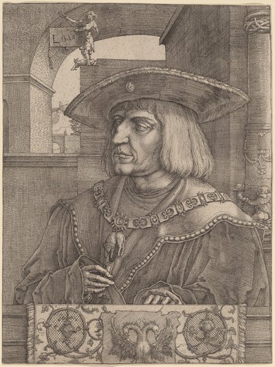 Keisari Maximilian I tekijältä Lucas van Leyden