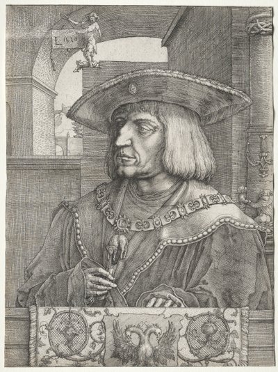 Keisari Maximilian I tekijältä Lucas van Leyden