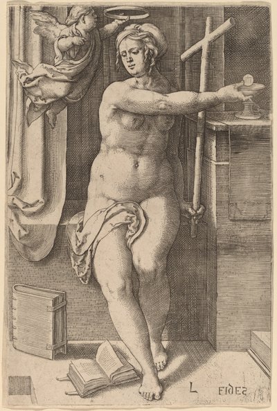 Fides (usko) tekijältä Lucas van Leyden