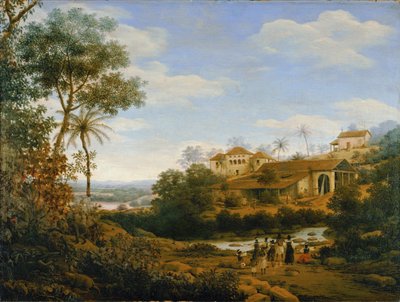 Igaraszon fransiskaaniluostari (öljy kankaalle) tekijältä Lucas van Leyden