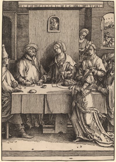 Herodes ja Herodias tekijältä Lucas van Leyden