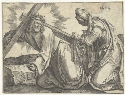 Ristin kantaminen tekijältä Lucas van Leyden