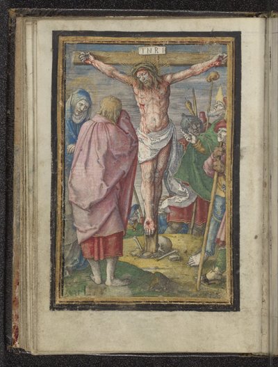 Kristuksen ristiinnaulitseminen Passion of Christ (sarjan nimi) tekijältä Lucas van Leyden