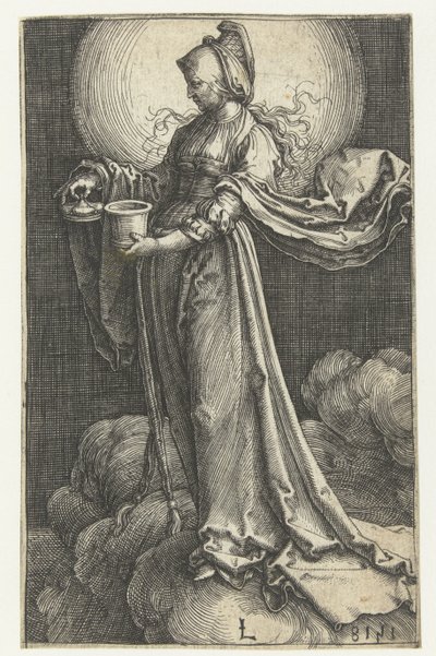 Maria Magdaleena pilvien päällä Maria Magdalena in de wolken tekijältä Lucas van Leyden