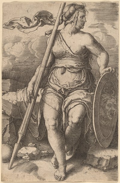 Pallas Athene tekijältä Lucas van Leyden