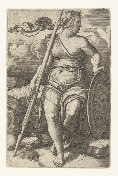 Pallas Athene tekijältä Lucas van Leyden