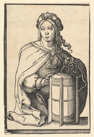 Persian Sibyl, sarjasta Sibyls, n. 1530. tekijältä Lucas van Leyden
