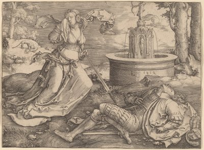 Pyramus ja Thisbe tekijältä Lucas van Leyden