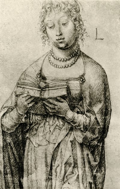 Lukeva tyttö tekijältä Lucas van Leyden