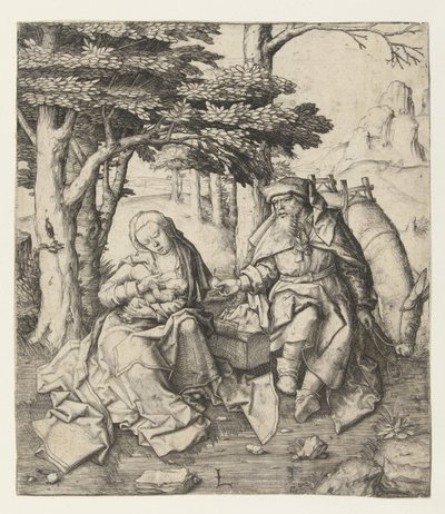Lepää lennolla Egyptiin tekijältä Lucas van Leyden