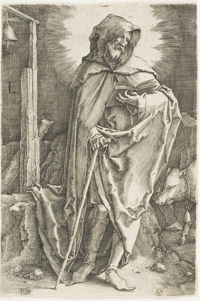 Pyhä Anthony tekijältä Lucas van Leyden