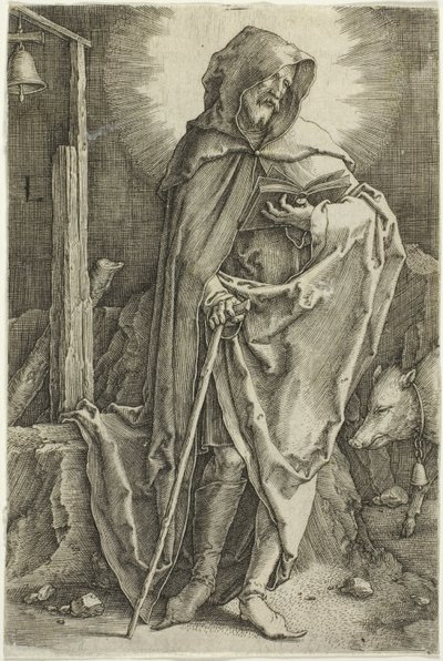 Pyhä Anthony tekijältä Lucas van Leyden