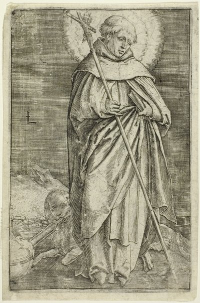 Pyhä Dominic tekijältä Lucas van Leyden