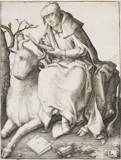 Pyhä Luukas, noin 1508 tekijältä Lucas van Leyden