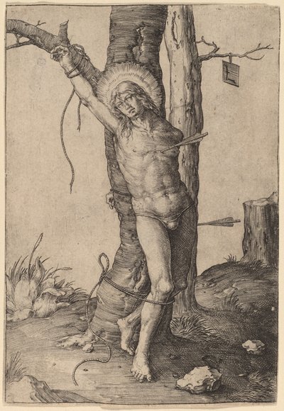 Pyhä Sebastian tekijältä Lucas van Leyden