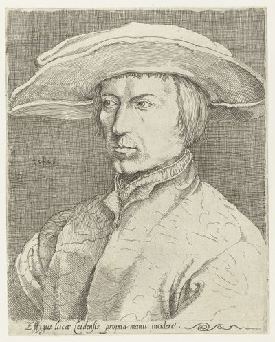 Omakuva tekijältä Lucas van Leyden