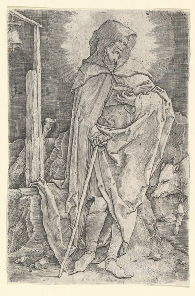 St. Anthony, n. 1521. tekijältä Lucas van Leyden