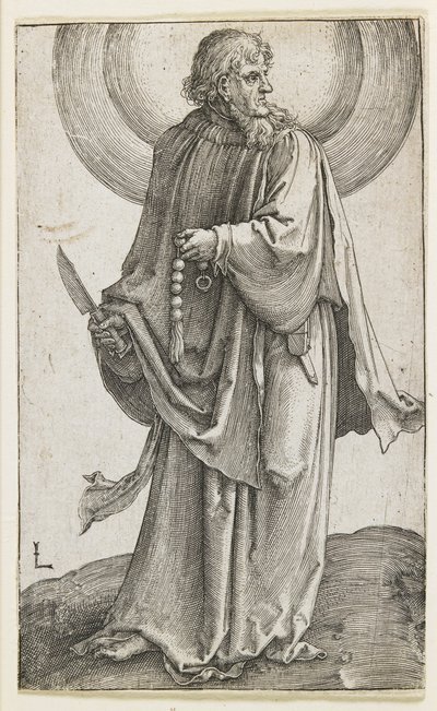 Pyhä Bartolomeus, 1510 tekijältä Lucas van Leyden