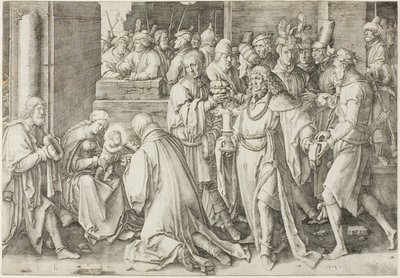 Maagien palvonta tekijältä Lucas van Leyden