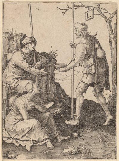 Kerjäläiset tekijältä Lucas van Leyden