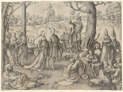 Pyhän Maria Magdaleenan tanssi tekijältä Lucas van Leyden