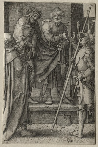 Passion: Kristus esiteltiin kansalle, 1521. tekijältä Lucas van Leyden