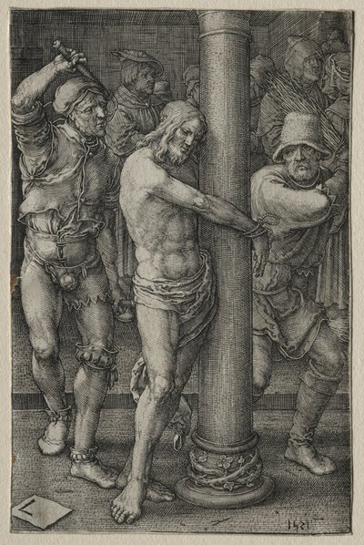 The Passion: The Flagelling, 1521. tekijältä Lucas van Leyden
