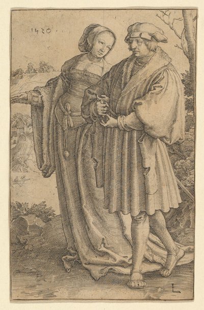 Promenade, 1520. tekijältä Lucas van Leyden