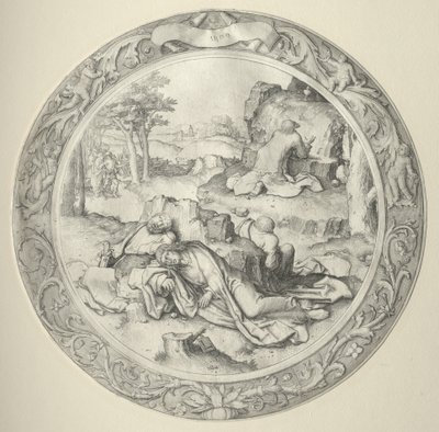 Pyöreä intohimo, 1509. tekijältä Lucas van Leyden