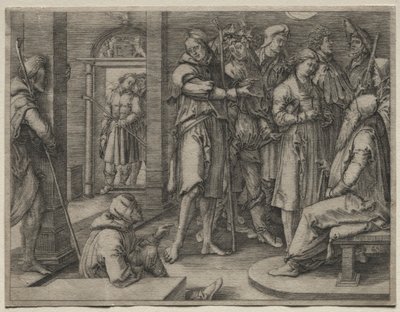 Joosefin tarina: Joosef tulkitsee unelmansa Jaakobille, 1512. tekijältä Lucas van Leyden
