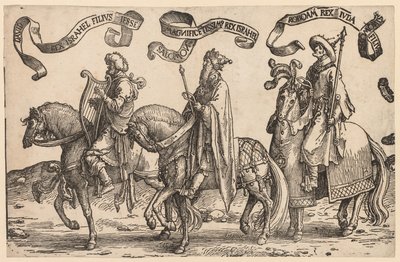 Israelin kaksitoista kuningasta: Daavid, Salomo ja Rehabeam tekijältä Lucas van Leyden