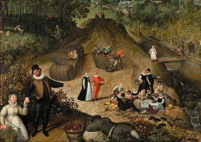 Syksyn maisema tekijältä Lucas van Valckenborch