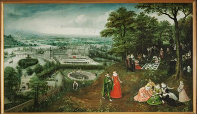 Kevään maisema tekijältä Lucas van Valckenborch