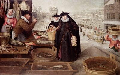 Talvi, 1595 tekijältä Lucas van Valckenborch