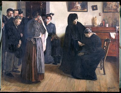 Lohdutus (öljy kankaalle) tekijältä Lucien Hector Jonas