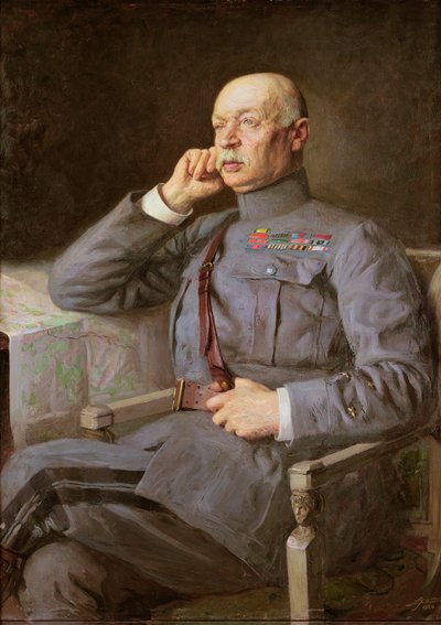 Ranskalaisen marsalkka Fayolle Emilen muotokuva tekijältä Lucien Hector Jonas