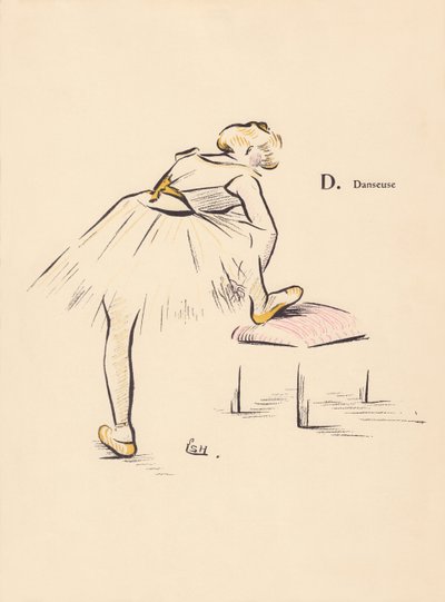 D. Tanssija tekijältä Lucien L. (active 1904) Henreaux