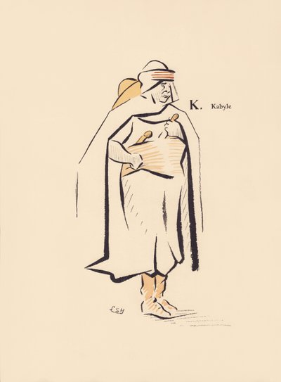 K. Kabyle tekijältä Lucien L. (active 1904) Henreaux