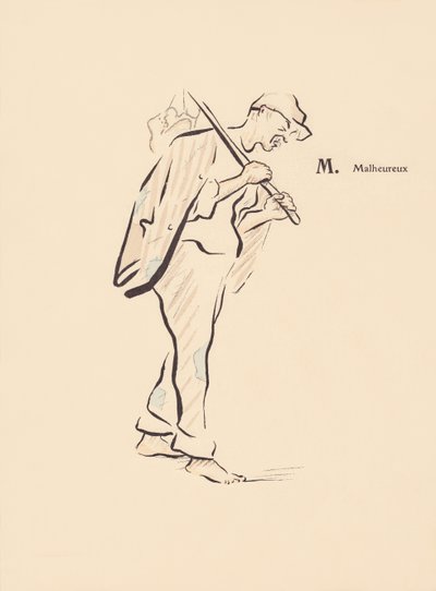 Herra onneton tekijältä Lucien L. (active 1904) Henreaux