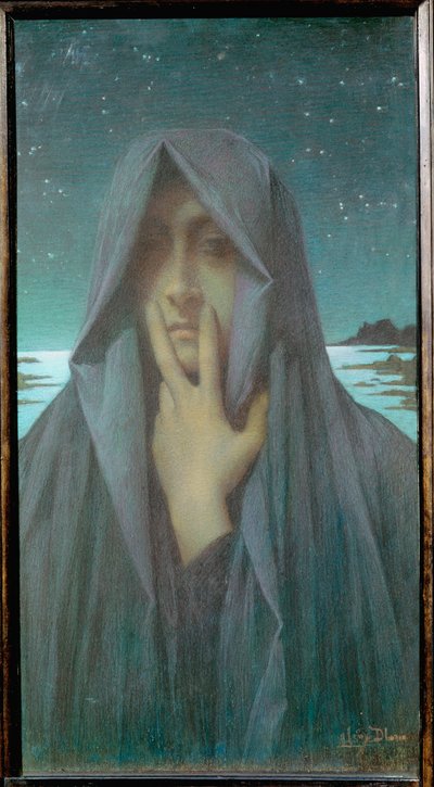 Hiljaisuus tekijältä Lucien Levy-Dhurmer